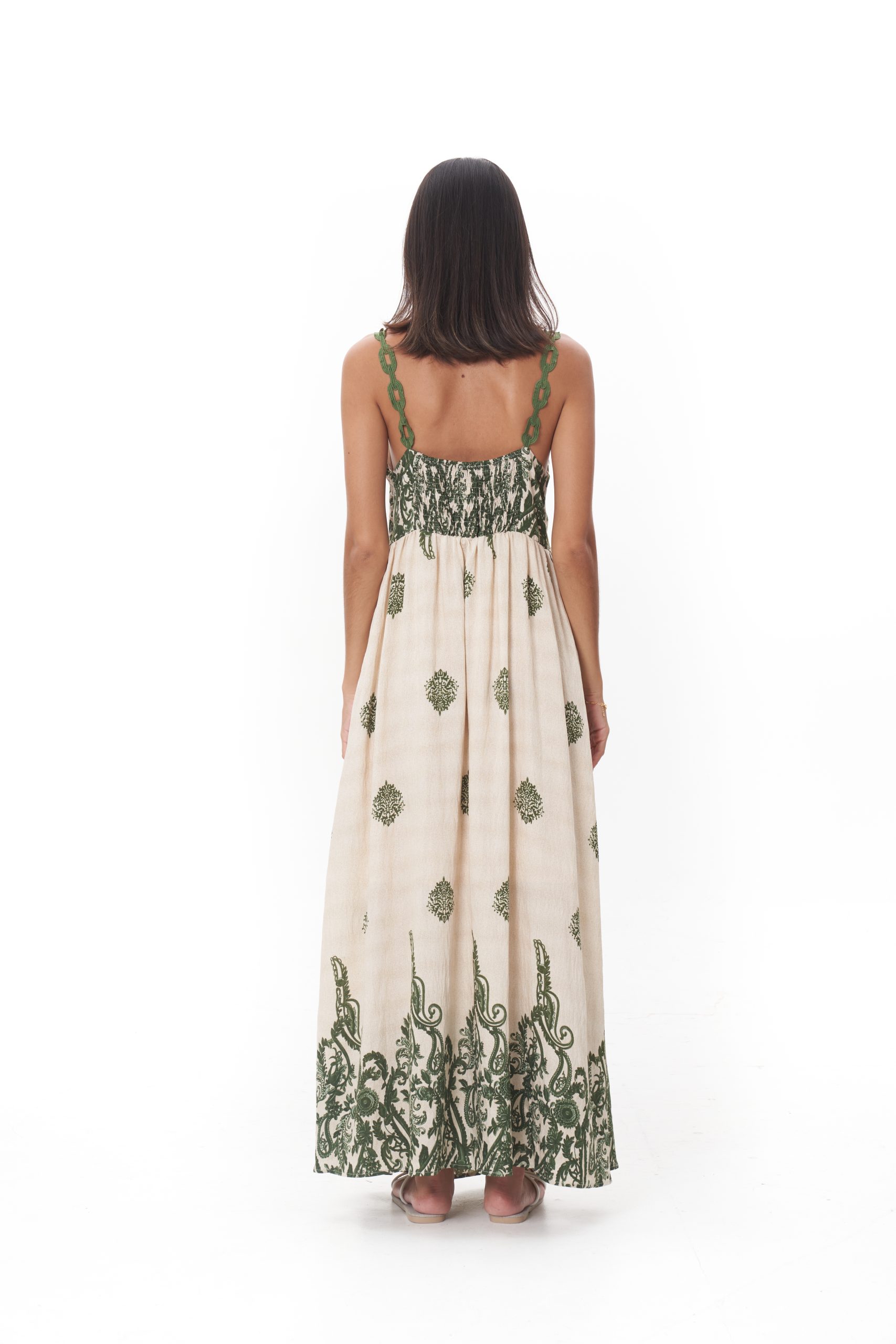 Alira Maxi Dress (Green) - Image 5